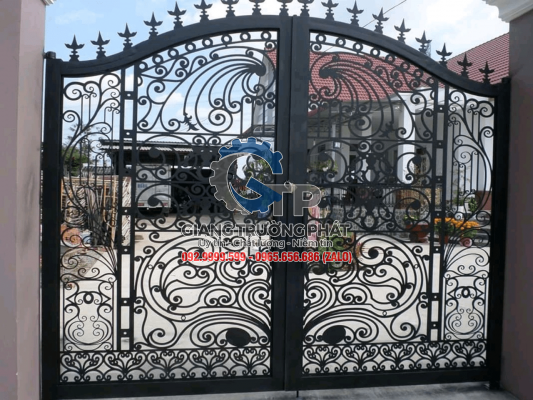 Cơ Khí Xây Dựng Giang Trường Phát có Đội thợ thiết kế thi công làm cổng sắt mỹ thuật giá rẻ tại Đồng Nai - 0772.992.996 - 0965.656.686 (zalo) Hỗ trợ tư vấn báo giá cổng sắt nghệ thuật
