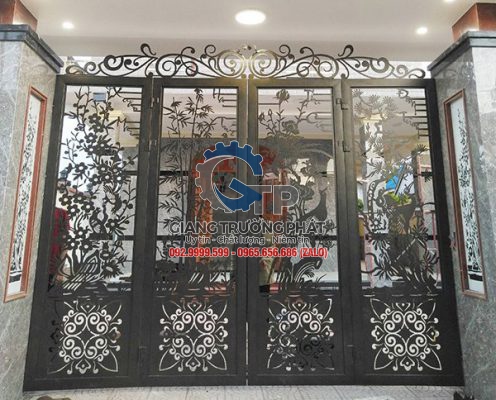 Thợ Làm cổng sắt CNC đẹp giá rẻ uy tín tại Đồng Nai. Cơ Khí Xây Dựng Giang Trường Phát là đơn vị chuyên thi công cổng sắt CNC tốt nhất mẫu mã đa dạng