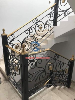 Báo giá cầu thang sắt mỹ thuật đẹp giá rẻ tại Phú Mỹ