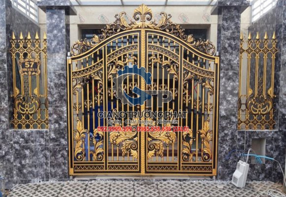 Dịch vụ làm cổng nhôm đúc đẹp giá rẻ tại Bà Rịa Lh: 0965.656.686