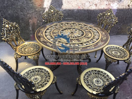 Đơn vị phân phối bàn ghế sần vườn nhôm đúc cao cấp giá rẻ Bà Rịa Vũng Tàu