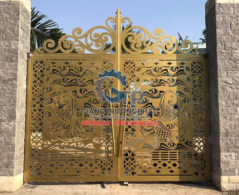 Làm cổng sắt CnC giá rẻ tại Bà Rịa Vũng Tàu Lh: 0965.656.686
