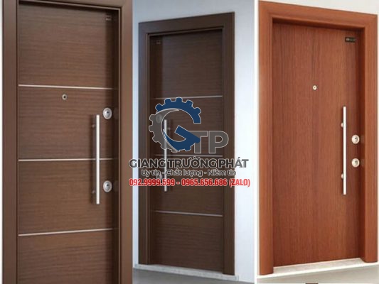 Làm cửa thép nhập khẩu cao cấp thi công lắp đặt tại Long Khánh