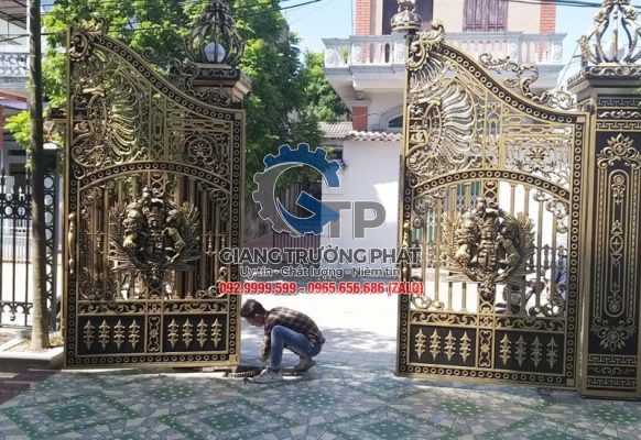 Cổng tự động âm sàn thi công lắp đặt tại Bà Rịa Vũng Tàu