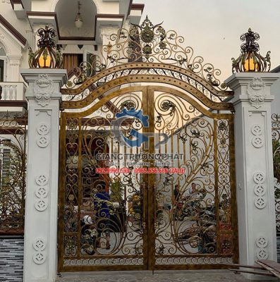 Làm cổng sắt mỹ thuật đẹp giá rẻ tại Bà Rịa Vũng Tàu