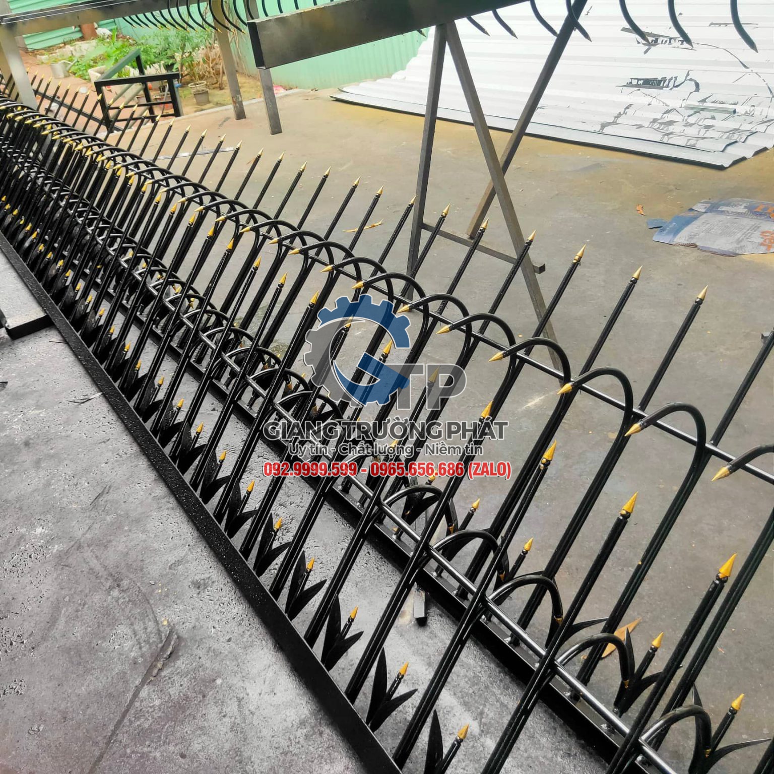 Chông sắt hàng rào tại Đồng Nai