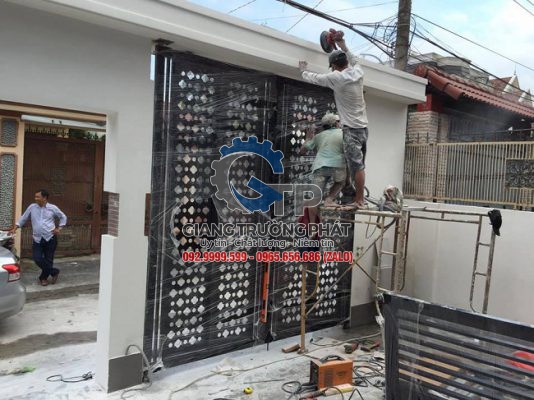 Cổng tự động âm sàn tại Đồng Nai