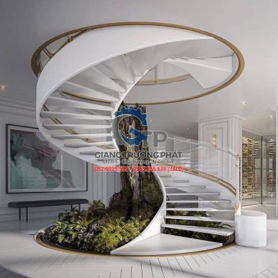 Cầu thang xoắn ốc tại Thị Xã Phú Mỹ