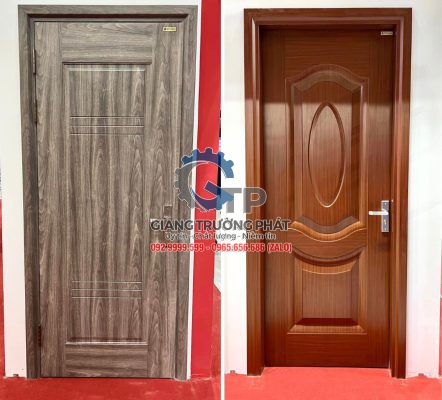 Cửa thép vân gỗ tại Định Quán