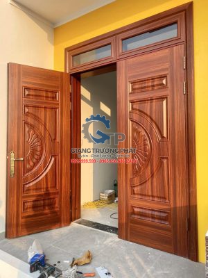 Cửa thép vân gỗ tại Đồng Nai