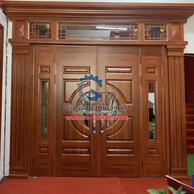 Cửa thép vân gỗ tại Long Khánh