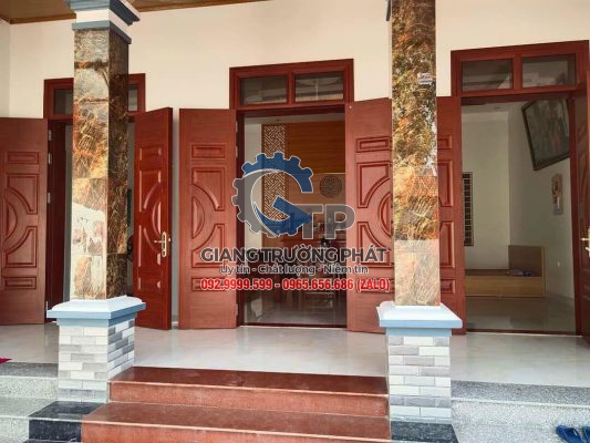 Cửa thép vân gỗ tại Vĩnh Cửu